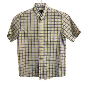 Jo A. Bank checked Shirt Men Sz L slightly used